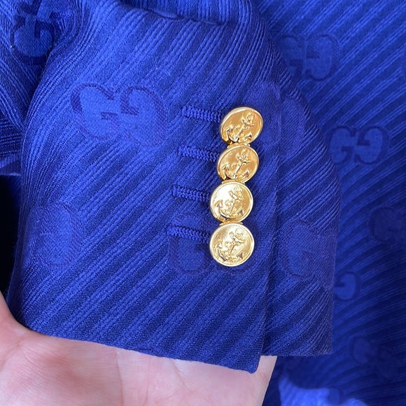 🛑SOLD🛑 GUCCI monogram blazer/jacket  Size 44 IT - Picture 9 of 12